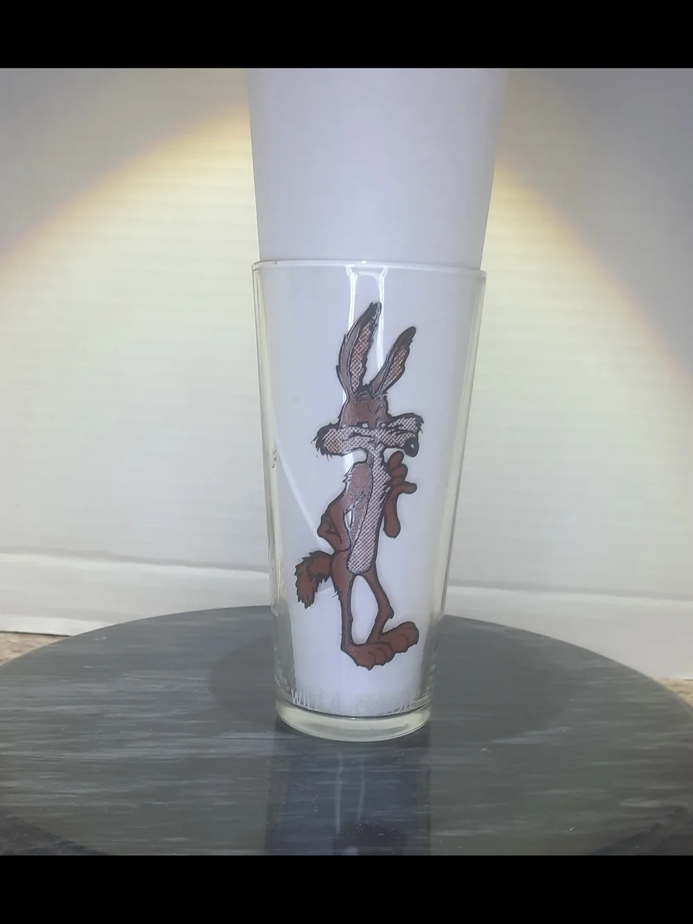 Looney Tunes Wile E. Coyote Tall Glass Cup